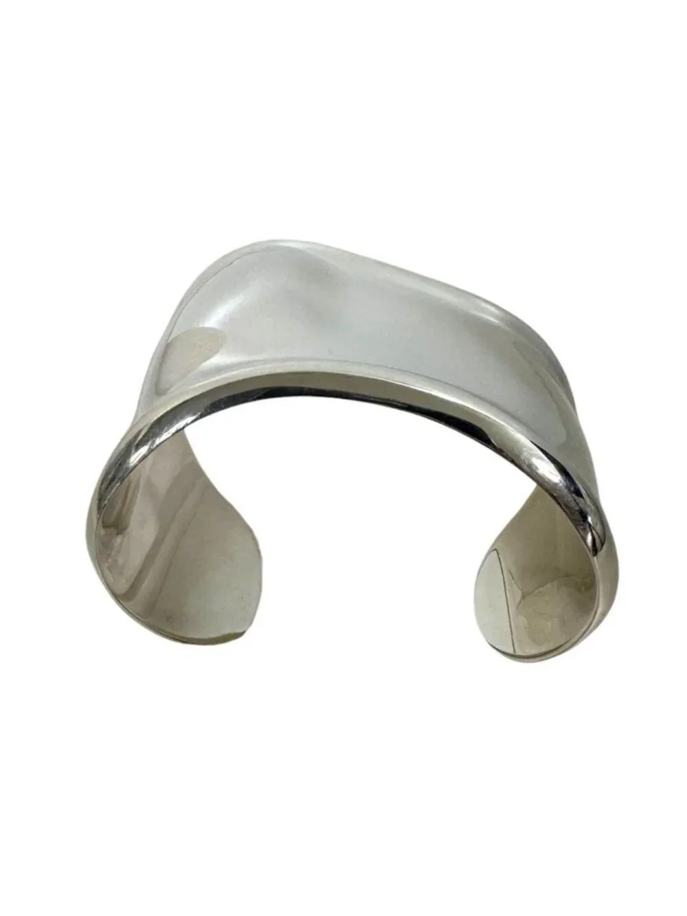 Tiffany & Co Bone Cuff Bangle Elsa Peretti 925 Left Bracelet